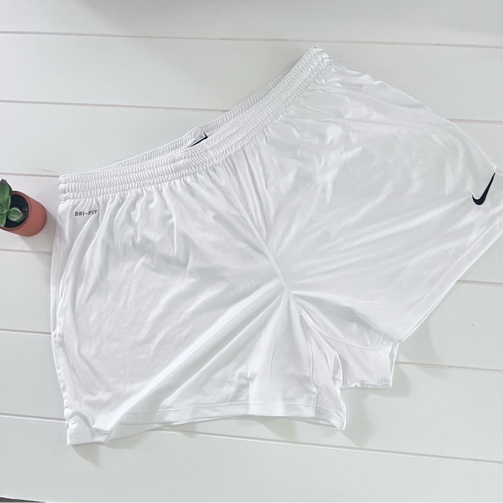 Nike White DriFit Shorts